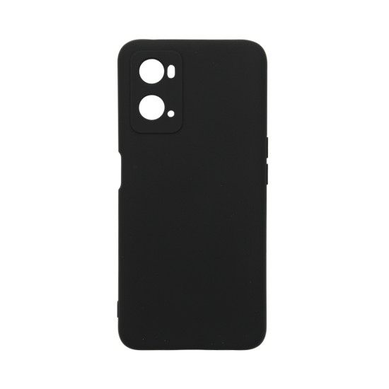 Capa de Silicone com Moldura de Câmera para Oppo A96 4G Preto